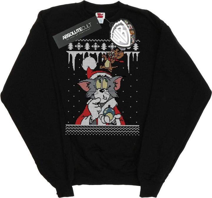 Produktbild Tom & Jerry Christmas Fair Isle Sweatshirt Jungen (152, 158)