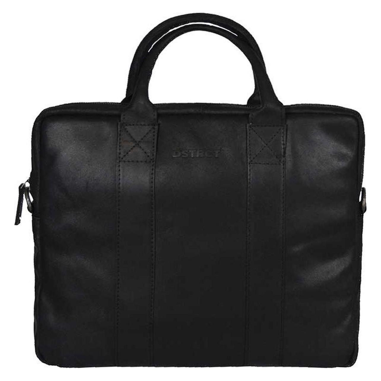 Dstrct Main Street Workingbag 13.3" Black (13.30"), Laptoptas, Zwart