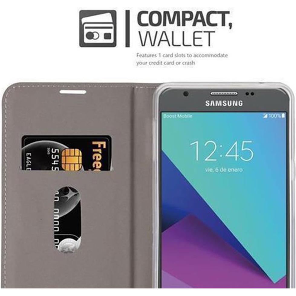 Thumbnail - Cadorabo Jeans Optik (Samsung Galaxy J5 (2017)), Smartphone Hülle, Grau, Braun