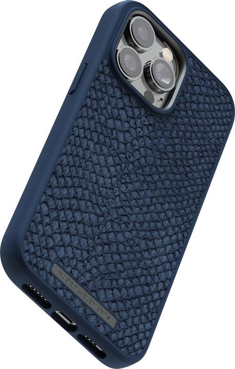 Immagine prodotto Njord Custodia rigida Salm.Leather Magsafe blu (Apple iPhone 14 Pro Max)