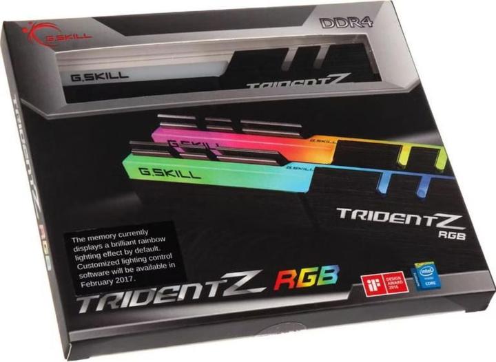 Produktbild G.Skill Trident Z RGB (2 x 8GB, 3200 MHz, DDR4-RAM, DIMM)