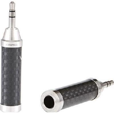 Furutech Adapteris AV ADL Jack 3,5 mm - Jack 6,3 mm Juoda, Audio Adapter, Schwarz