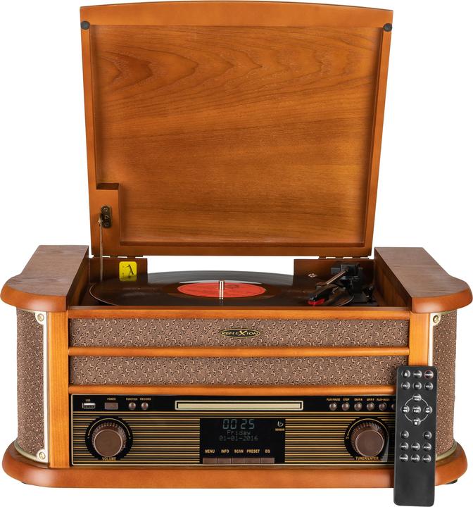 Reflexion HIF2002 (Bluetooth, Platine, Lecteur de CD, Jeu de bandes magnétiques, 2x 40 W)