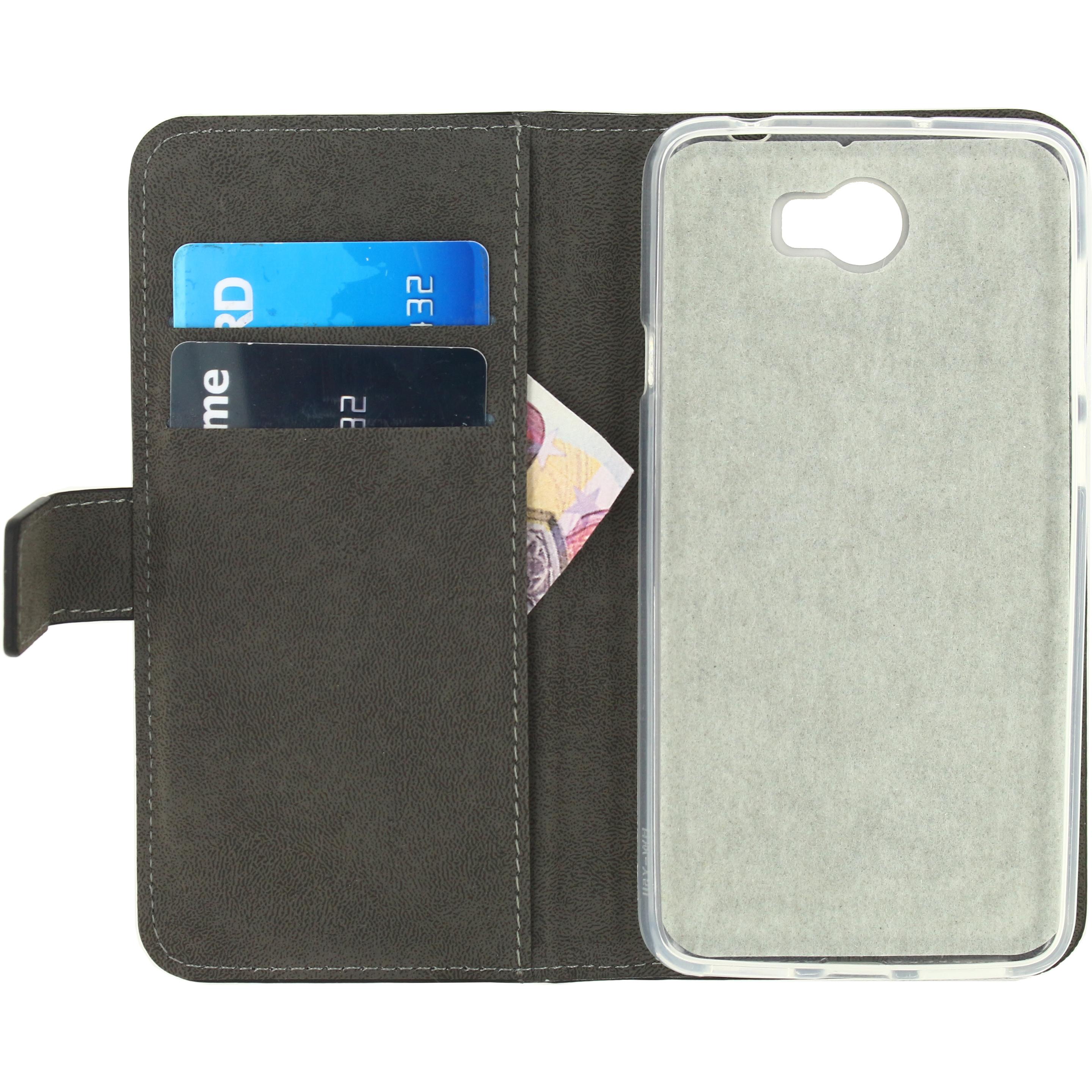 Thumbnail - Mobilize Wallet (Huawei Y5 II, Huawei Y6 II Compact), Smartphone Hülle, Schwarz