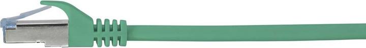 Actual product image Renkforce RF-5224658 RJ45 network cable patch cable CAT 6a S/FTP 3.00 m Green with (S/FTP, CAT6a, 3 m)