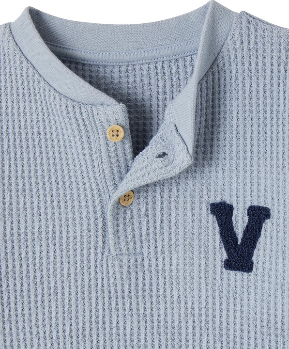 Produktbild Vertbaudet Jungen Baby Pullover aus Waffelpikee (74)