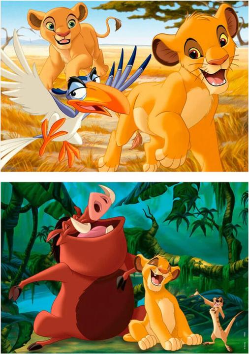 Actual product image Educa Disney Der König der Löwen Holzpuzzle 2x16tlg. (16 pieces)