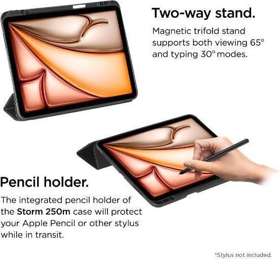 Image du produit Eiger Storm 250 Stylus Case (iPad Pro 12.9 2020 (4. Gen), iPad Pro 12.9 2022 (6e génération), iPad Air 13 2025, iPad Pro 12.9 2021 (5ème génération), iPad Air 13 2024 (M2), iPad Pro 12.9 2018 (3. Gen))