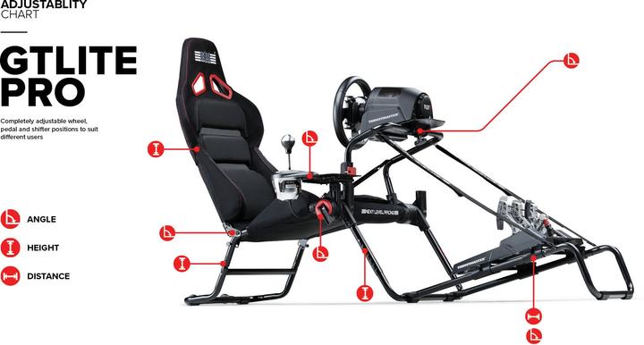 Actual product image Next Level Racing LITE PRO Cockpit Simulator NLR-S031