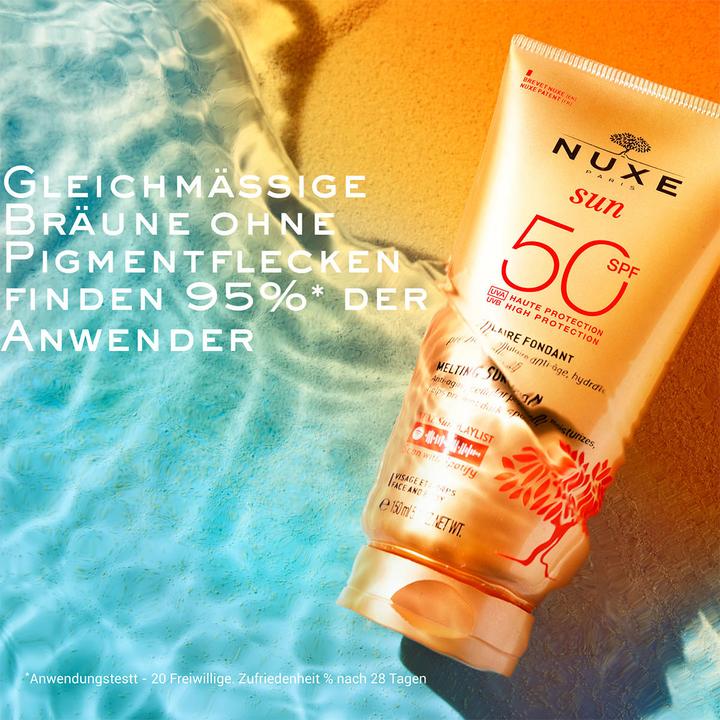 Actual product image Nuxe Sun Set Lait Solaire Fondant SPF 50 (Suntan lotion, SPF 50, 150 ml)
