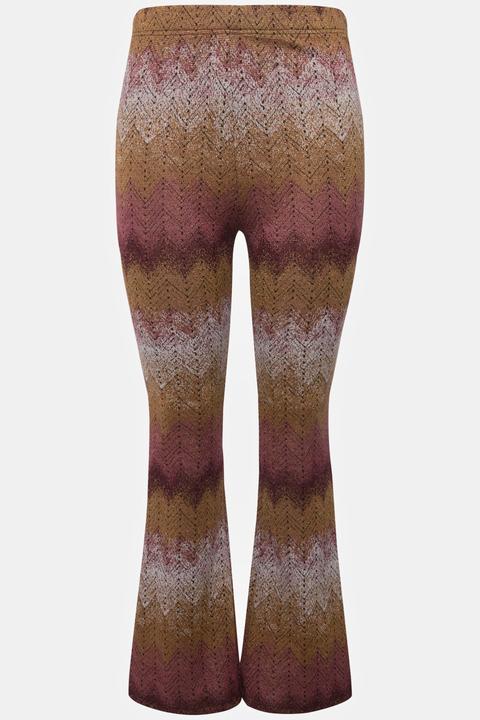 Actual product image Studio Untold Sparkling Zigzag Flared Stretch Pants (54)