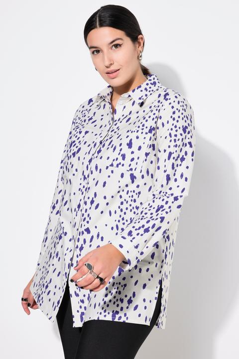 Immagine prodotto Studio Untold Hemdbluse, Boxy Shape, Sprenkel-Print (58)