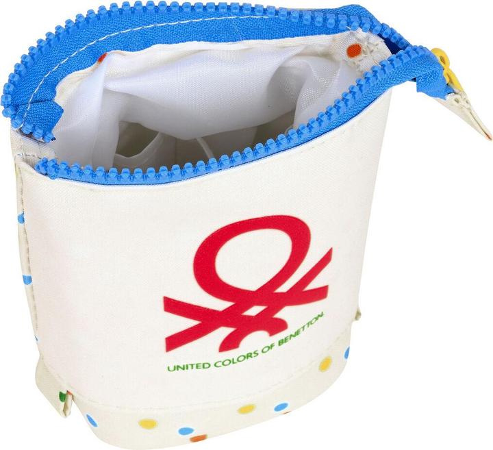 Image du produit Benetton Trousse à crayons debout Topitos Blanc (8 x 19 x 6 cm)