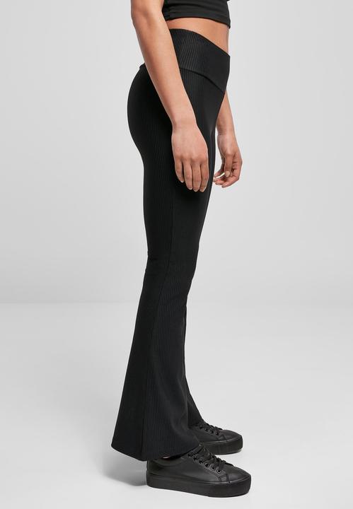 Produktbild Urban Classics Ladies High Waist Rib Boot Cut Leggings (XXL)