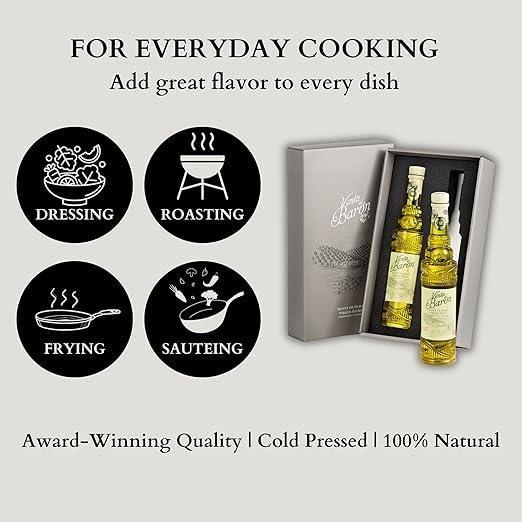 Image du produit Venta del Barón Coffret cadeau huile d'olive extra vierge - 2 x 500 ml (2600 ml)