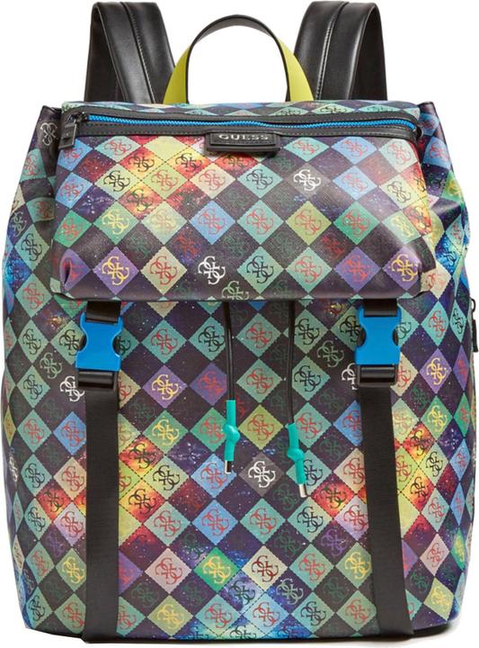 Image du produit Guess Salameda, Polyester, Textile Backpack, Black, Laptop Compartiment, H