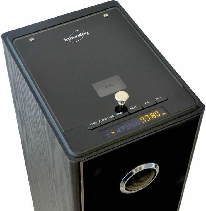 Actual product image Inovalley Bluetooth speaker tower HP33-CD (Bluetooth, CD player)