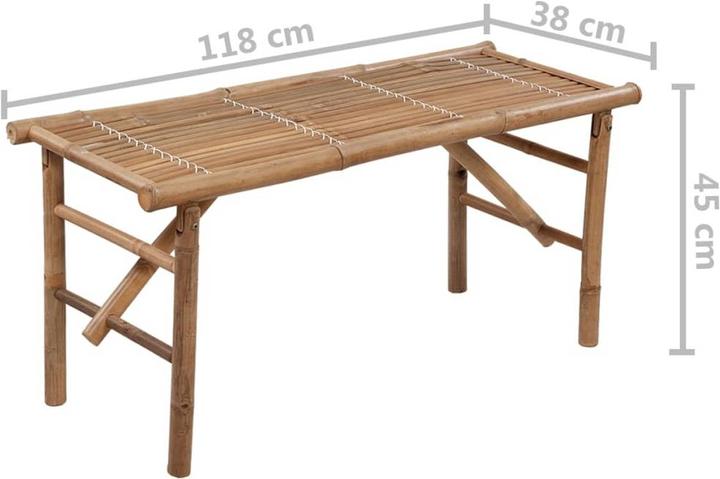 Actual product image vidaXL Garden bench