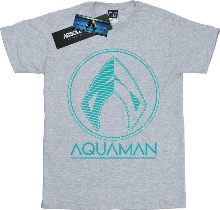 Produktbild Aquaman Aqua Logo TShirt (S)