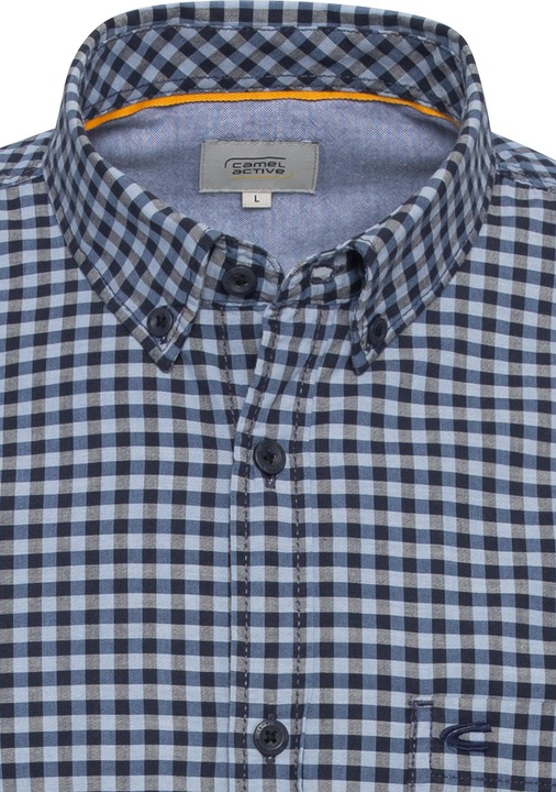 Actual product image Camel Active Vichy check shirt in pure cotton (S)