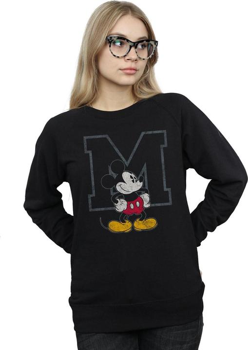 Actual product image Disney Womens/Ladies Classic M Mickey Mouse Sweatshirt (XXL)