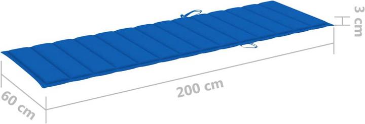 Actual product image vidaXL Sonnenliege (200 cm)