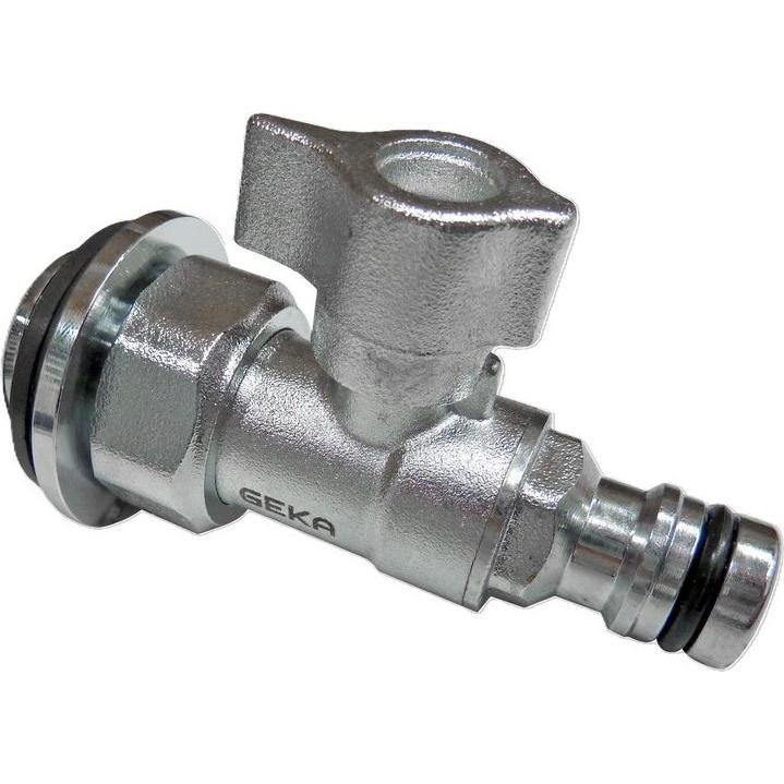 Unger 21065 HydroPower Ultra ingresso acqua in metallo maschio Valvola di ingresso acqua con rubinetto,, Lavavetri aspirante