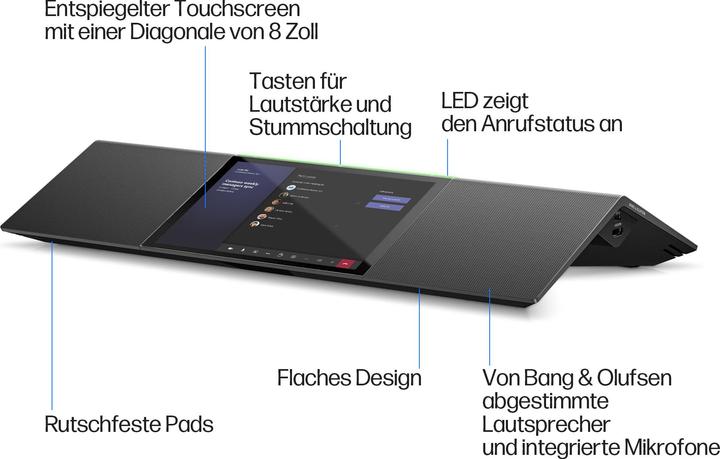 Produktbild HP Presence Ctrl Kt MTR Med Intel Core i5-10500T 8GB DDR4 256GB/SSD W10IoT 3J Gar(DE) (Intel Core i5-10500T, 8 GB)
