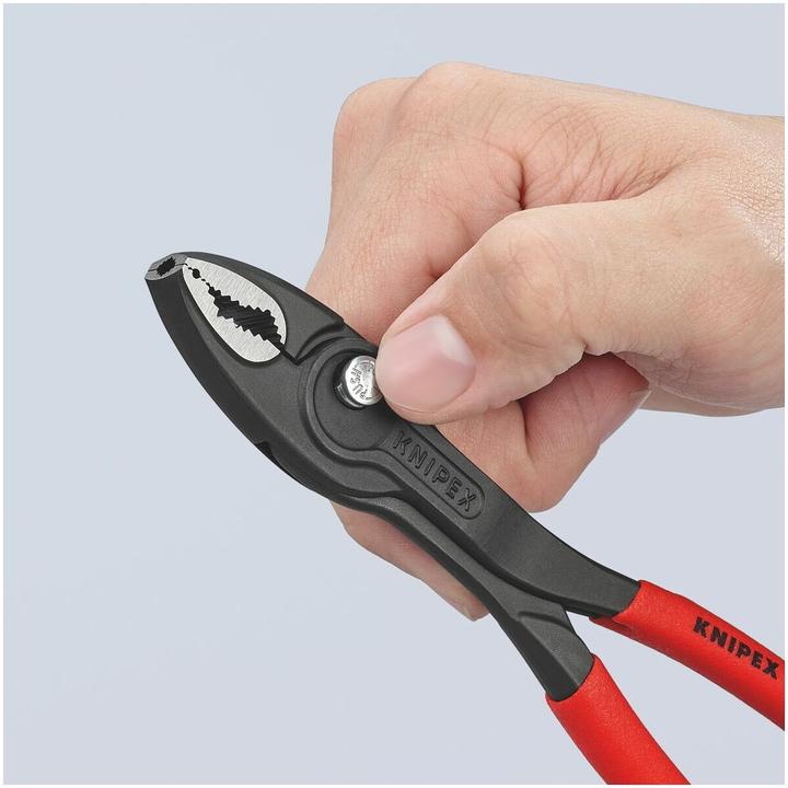 Actual product image Knipex TwinGrip front gripper 82 01 150 (red, length 150mm) (150 mm)