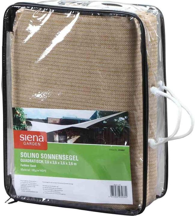 Produktbild Siena Garden Sonnensegel (360 x 360 cm)