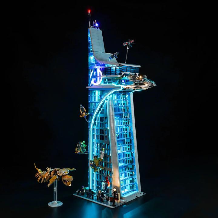 Image du produit BrickBling LED Licht Set für LEGO Avengers Tower (76269) inkl. Fernbedienung