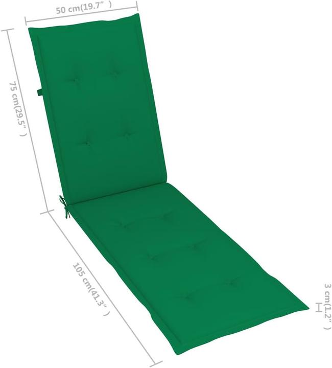 Immagine prodotto vidaXL Liegestuhl (167 cm)