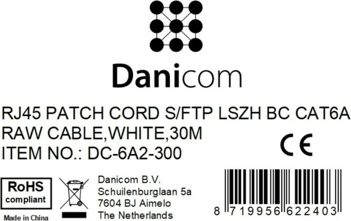 Produktbild Dsit CAT 6a Netzwerkkabel LSOH (CAT6a, 30 m)
