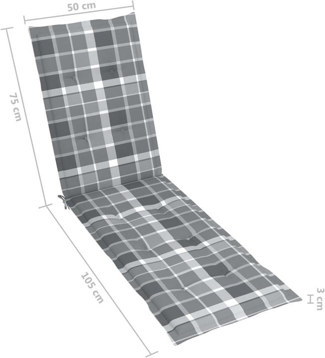 Immagine prodotto vidaXL Liegestuhl (167 cm)