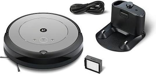 Produktbild iRobot I115640 robot vacuum 0.4 L Bagless Black, Grey (Saugroboter)