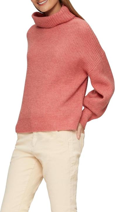 Produktbild s.Oliver Strickpullover Oversized Pullover mit Rollkragen (44)