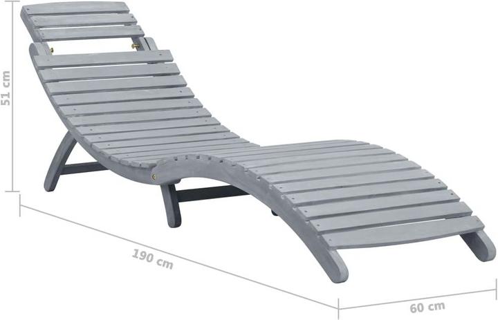 Immagine prodotto vidaXL Sonnenliege (186 cm)