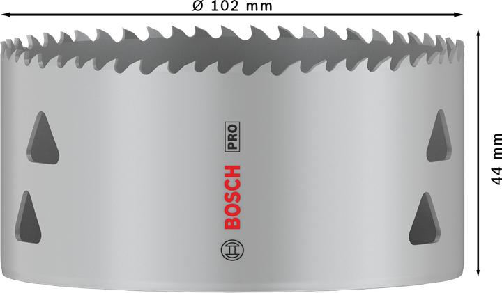 Productafbeelding Bosch Professional Zubehör PRO Multimateriaal gatenzaag, 102 mm, met schroefdraad (102 mm)