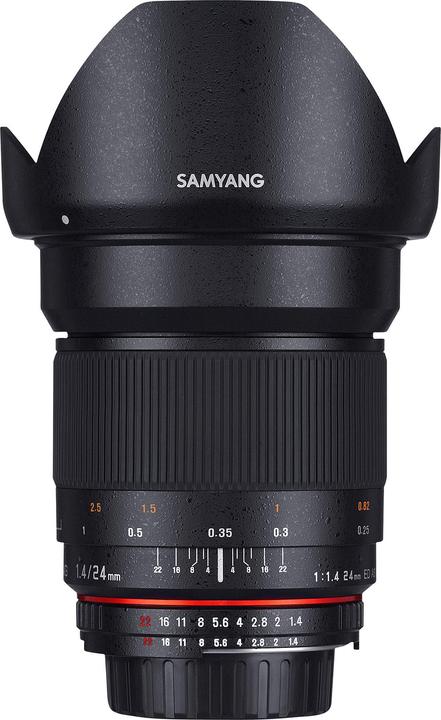 Produktbild Samyang 24mm f/1.4 ED AS IF UMC - Nikon F (Nikon F, APS-C / DX, Vollformat)
