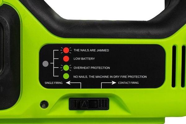 Actual product image Greenworks 24V GD24BN Nailer