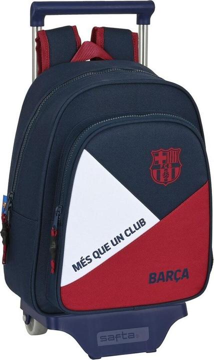Actual product image FC Barcelona School rucksack with wheels F.C. Barcelona Corporativa Blue Garnet Red (27 x 33 x 10 cm) (10 l)