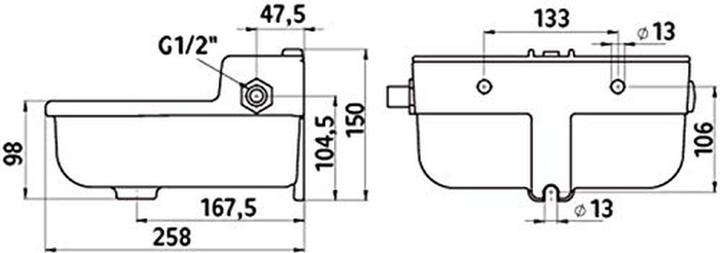 Actual product image Kerbl Float drinking trough