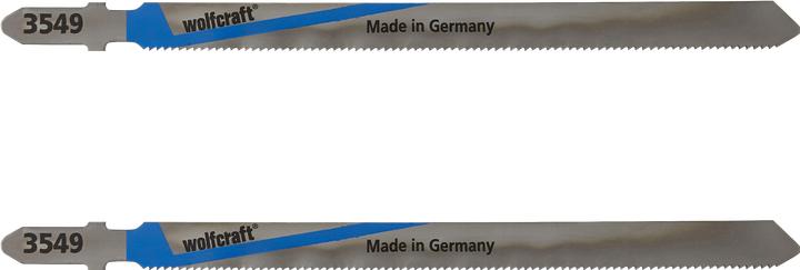 Produktbild wolfcraft 2 Stichsägeblätter HSS L=130mm T-Schaft