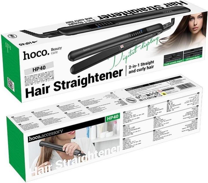 Immagine prodotto Hoco Other hair straightener HP40 black (Piastra per capelli)
