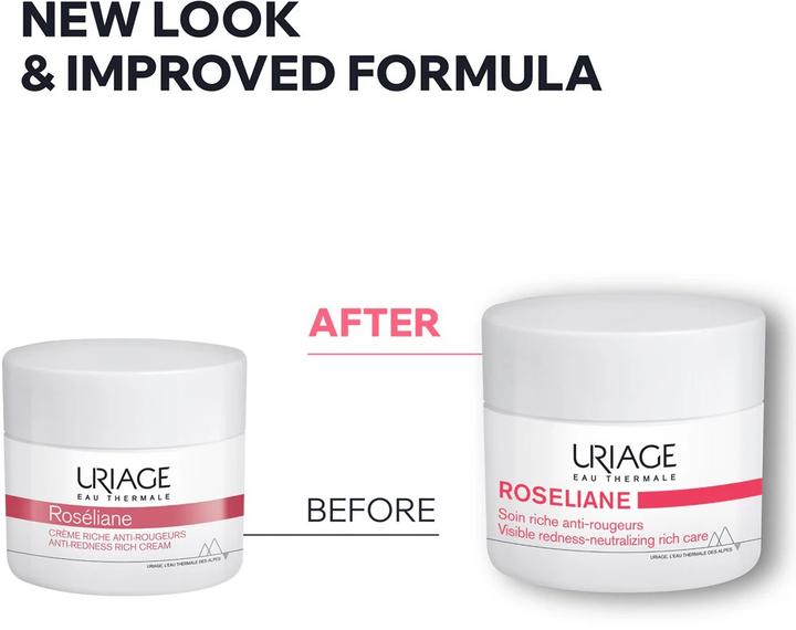 Actual product image Uriage Roseliane Rich Anti-Redness Cream 50ml (50 ml, Day cream)