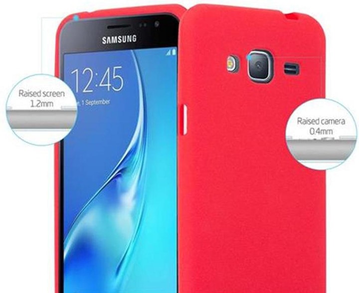 Actual product image Cadorabo TPU Frosted Cover (Samsung Galaxy J3 (2016))
