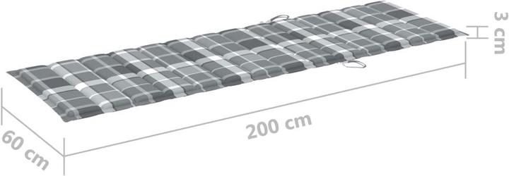 Produktbild vidaXL Sonnenliege (200 cm)