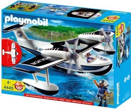 Productafbeelding Playmobil 4445 Politie Watervliegtuig Voor 5-10 Jaar (4445, Playmobil Stad Actie)