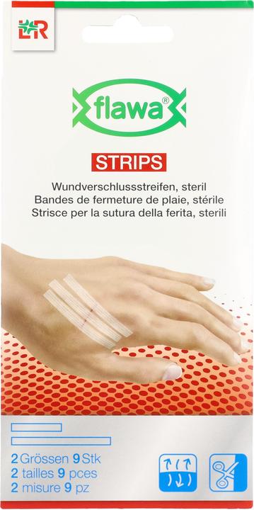 Produktbild Flawa STRIPS Wundverschlussstreif 2 Gr 9 (9x)