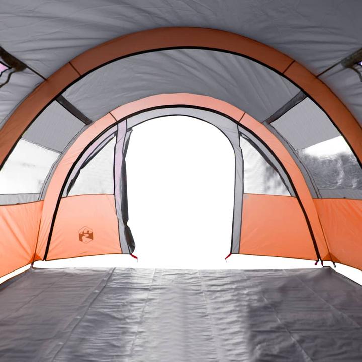 Produktbild vidaXL Campingzelt 4 Personen & Orange 483 x 340 x 193 cm 185T Taft (Tunnelzelt, 12.90 kg, 4 Personen)
